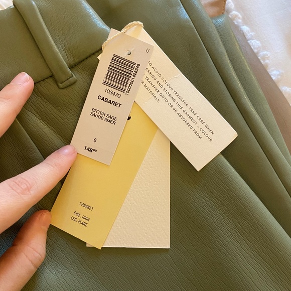 Aritzia Wilfred Cabaret Pant 0 Sage Green - Picture 5 of 5